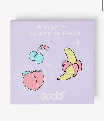 soda palette pressed highlighter baby get higher #babygethigher glitzer glitter