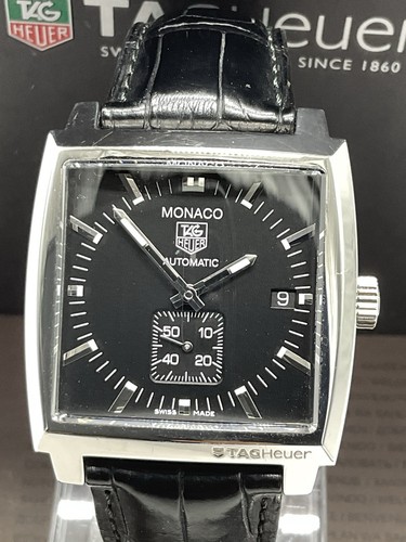 Tag Heuer Monaco Calibre 6 WW2110.0 Automatic Mens Watch w/OEM...