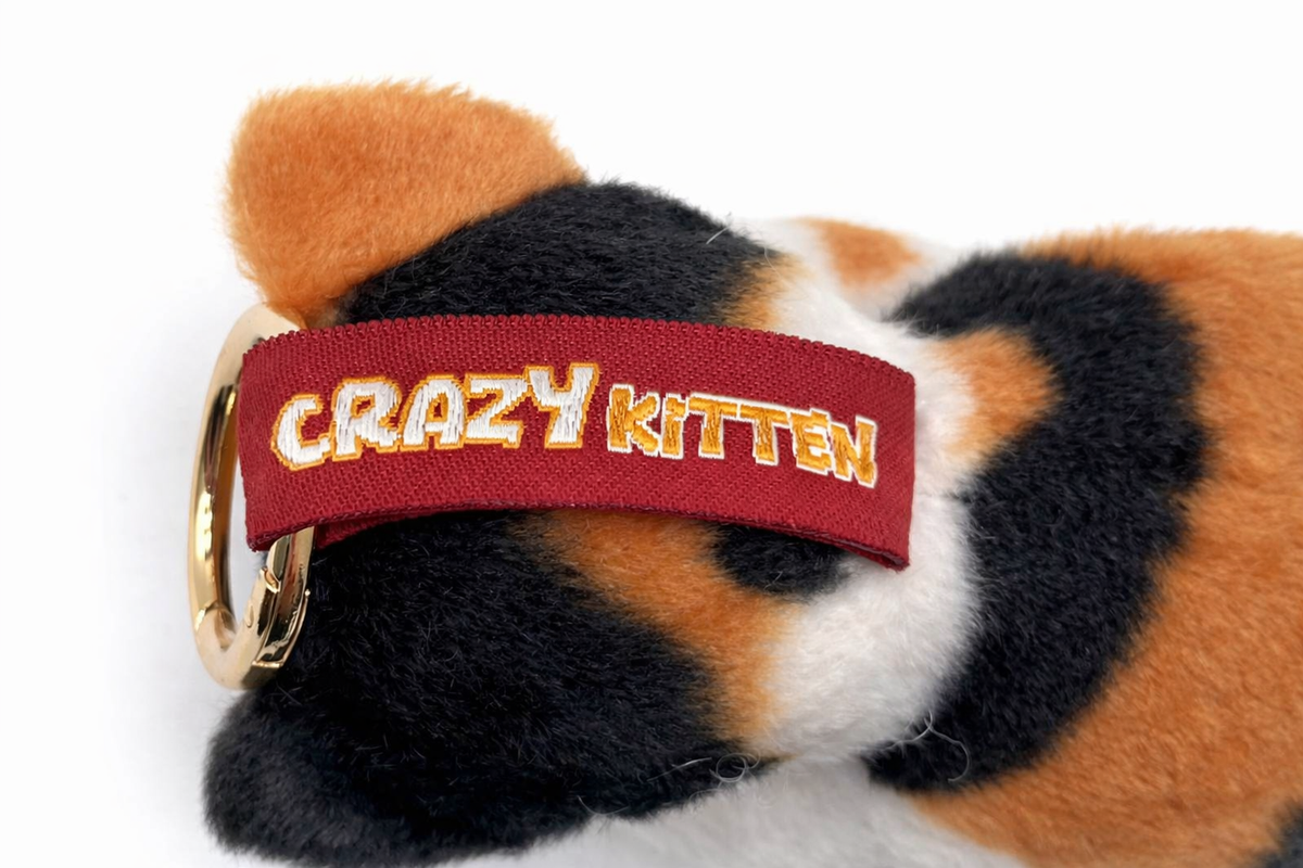 9x Crazy Kitten Standing Cat Plush Blind Keychain Box Japan