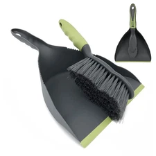 Dustpan and Brush Set Pans with Hand Broom are Suitable for Kitchen Sofa Car