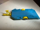 Vintage Matchbox King Size Car Transporter Trailer Yellow Blue 1970s