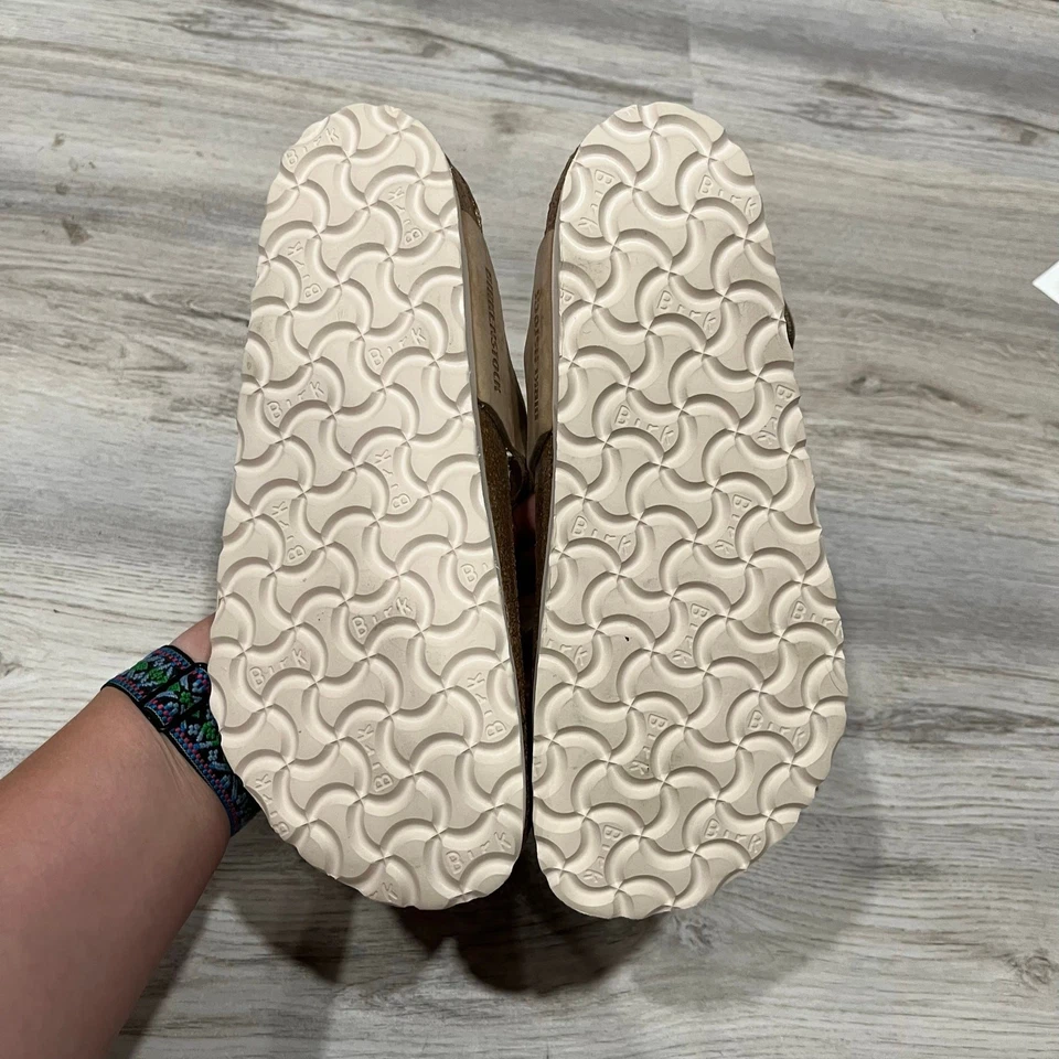 Correa de tobillo Birkenstock Gizeh de cuero alta floral con flores UE 36 para mujer 5 nueva sin caja Foto 4 de 4