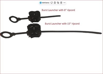 Beyblade Burst Launcher with 8'' or 15'' Super sized Ripcords New Free Shipping