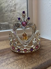 Disney Home Inspirations Kids Princess Tiara Crown Pink Purple Jeweled Dress Up