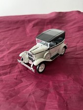 Vintage Ford Model A Sedan 132 Diecast Model Car Cream Black Vintage Ford Model A Sedan 132 Diecast Model Car Cream Black