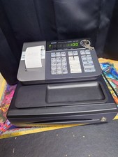 Casio PCR-T280 Electronic Cash Register 2 Key Sets No Drawer Key Powers On Read