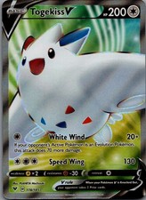 Togekiss V (Full Art) Ultra Rare SWSH04: Vivid Voltage 178/185 NM