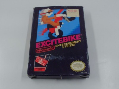 Excitebike - BLACK BOX - Box Only w Foam - Nintendo Nes - Original - (No Game)