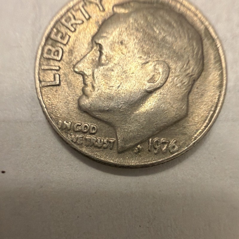 1976 Roosevelt Dime 10C Philadelphia Business Strike Copper US Coin KM#195