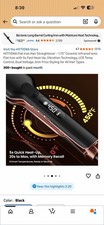 HITTIONA Flat Iron Hair Straightener 1.75” Ceramic Infrared Ionic Flat Iron New 4