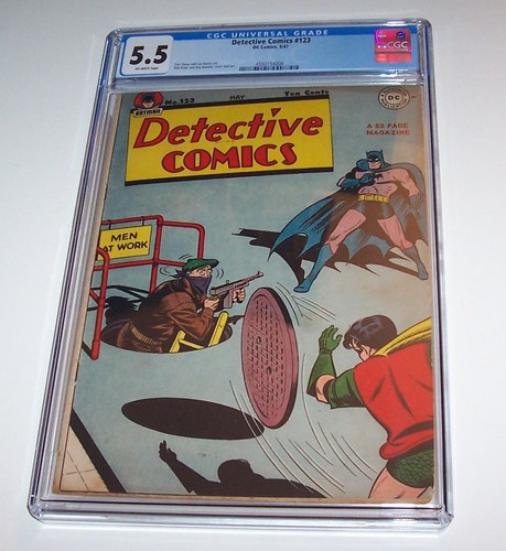 Detective Comics #123 - DC 1947 Golden Age Issue - CGC FN- 5.5