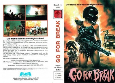 (FSK 18) VHS Videokassette - Go for Break - Die Hölle kommt zur Highschool