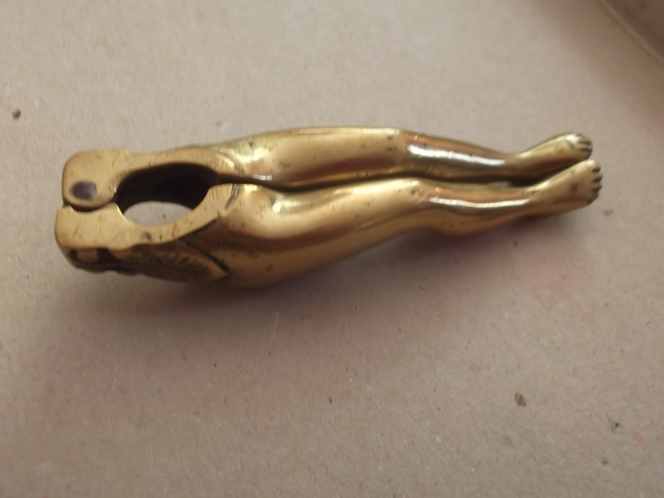 Club Riquw Ladies Legs Nut Cracker Risque Brass Vintage | eBay UK