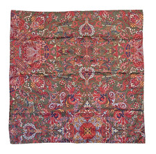 Vtg Ralph Lauren Galahad Red Medieval Paisley Euro Pillow Sham 30x30" 3 Avail