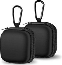 Square  round Earbud Case Portable EVA Carrying Case Storage Bag Cell Phone Acc