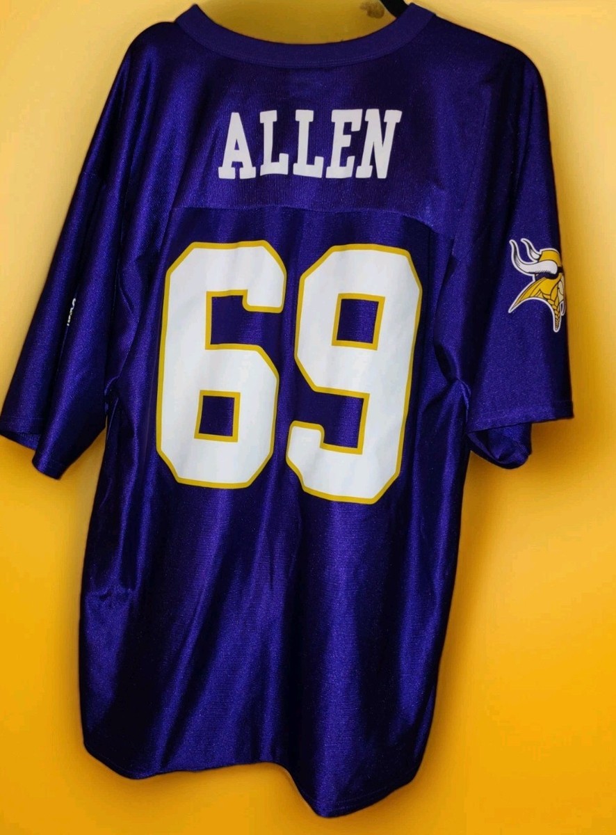 HALL OF FAMER NFL Team Apparel Minnesota Vikings Jersey #69 Allen