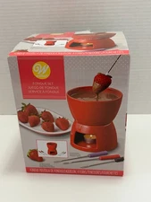 Wilton Fondue Set Made Simple. Kit With Dipping Forks. Excellent Condition