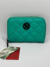 Studio Badgley Mischka Teal Quilted Wallet NWT