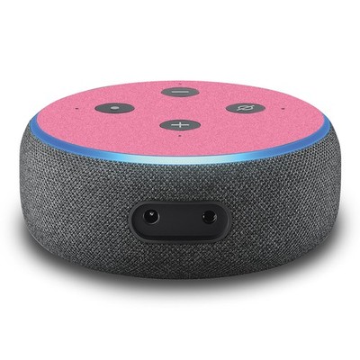 2er Set Aufkleber Glitzer Hellrosa passend für Alexa Echo Dot Gen3 Folie R137-09
