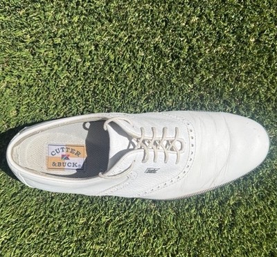 Cutter and Buck White Mens Size 8.5 Golf Shoes | eBay