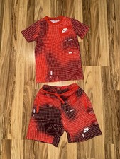 Nike Boys sz Small S 8 10 Outfit Shorts T-shirt lot Cotton EUC