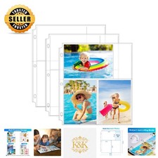 Clear 4x6 Photo Protector Sleeves - 30-Pack for Safe Efficient Storage