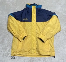 Vintage Columbia Bugaboo Jacket Women's Medium 3 In 1 Yellow Navy Winter Coat