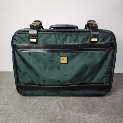 CBS Reisekoffer Vintage Grün 53 cm Reisegepäck Retro Koffer Metallrahmen - Bild 1 von 4