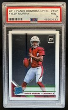 2019 Panini Donruss Optic Kyler Murray Rookie RC #152 Cardinals PSA 9