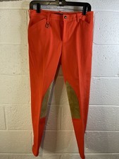 Ralph Lauren Oranges Breeches Pants Womens Sz 6 Jodhpurs Equestrian Riding EUC