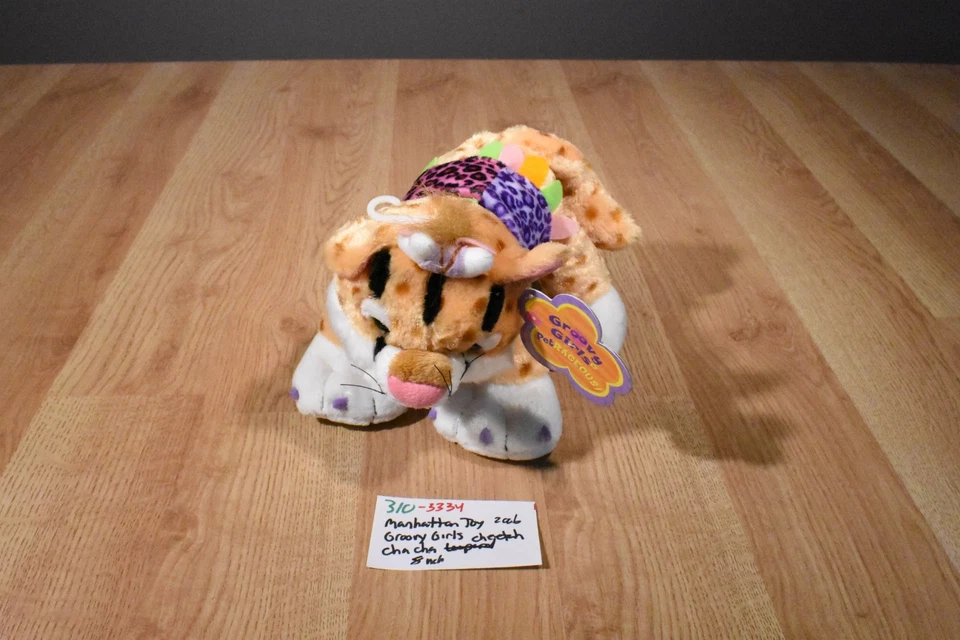 Bolso de felpa Manhattan Toys Groovy Girls Cha Cha Cheetah Beanbag (310-3334-1) Foto 2 de 4