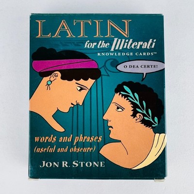 Latin for the Illiterati Knowledge Cards Deck