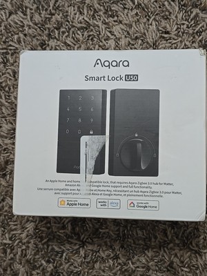 Aqara Smart Lock U50, Keyless Entry Door Lock with Apple Home Key And Bluetooth