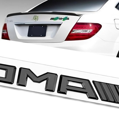 AMG Emblem for Trunk Rear ABS Material For Car Badge car Style Replacement Black