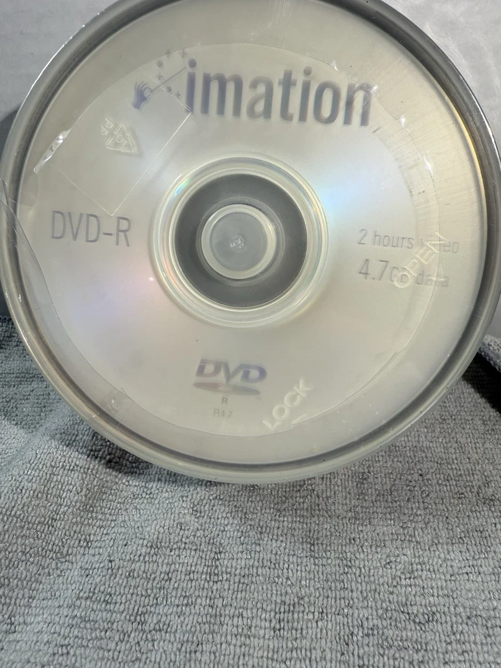 Imation DVD-R x 4.7GB Genuine Blank Media Recordable 25 Discs- New, Sealed - Image 2 of 2