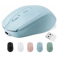 Wireless Mouse, Rechargeable, Computer Game Office Mouse, Dual-Mode Comfort Mo