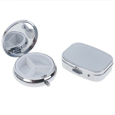 Tablettenbox Pillendose 1 Tlg Aufbewahrung Ersatz Halter Medizinbox Metall