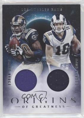 2020 Panini Origins of Greatness 19/49 Cooper Kupp Isaac Bruce #OG-15 HOF 0d2p