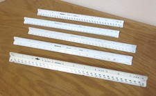 O Five 5 Triangle Rulers, 4 Staedtler, 1 Alvin, Architect/Engineer Drafting