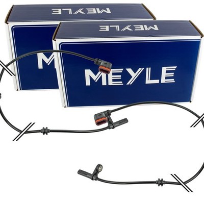 2X MEYLE ABS-SENSOREN HINTEN BEIDSEITIG PASSEND FÜR MERCEDES-BENZ C-KLASSE