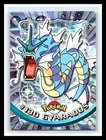 💥 GYARADOS 1999 Topps Pokemon TV Non Holo Animation 1st Series Blue Logo # 130