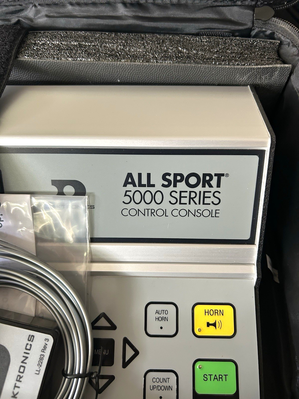 Daktronics All Sport 5000 Series Control Console w/ Case Cables MPN 0A-1196-0192