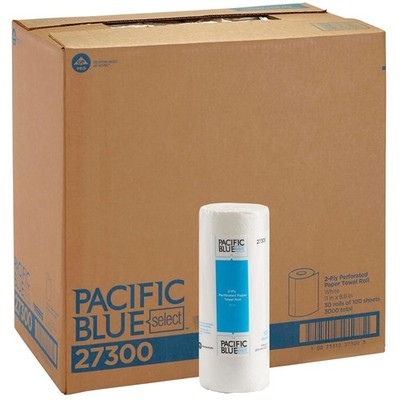 Pacific Blue Select 2-Ply Perforated Paper Towels, 30 Rolls