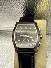 Bulova Accutron Swiss Made Quartz Chronograph Date 63B142 Stratford