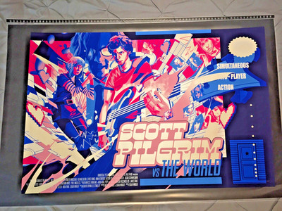Matt Taylor, SCOTT PILGRIM VS THE WORLD, Alternative Movie Poster *VERY RARE*