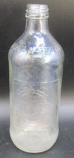 Pepsi Cola Vintage 1970's Embossed Glass Bottle 16oz Screw Top No Deposit