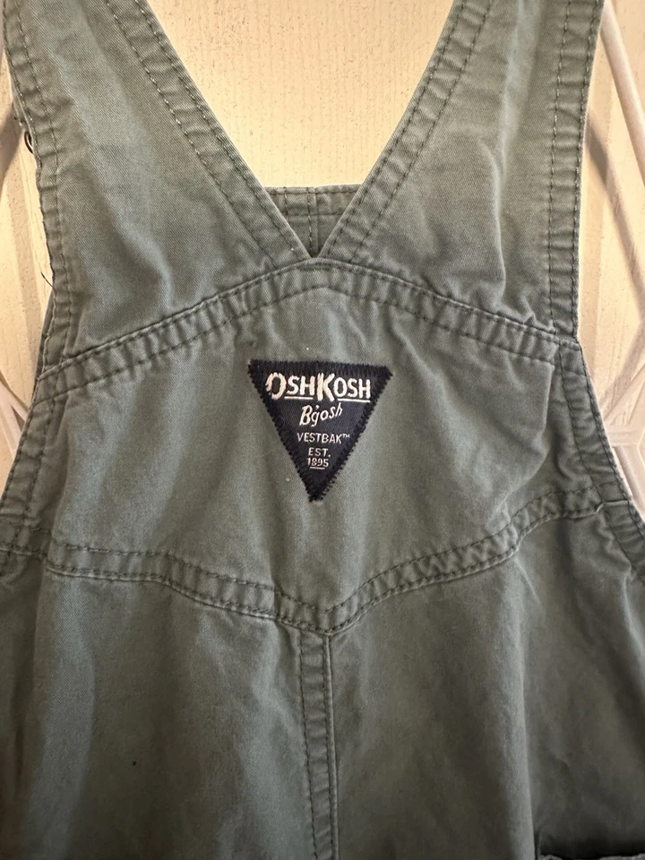 Комбинезон OshKosh B'Gosh размер 18-24 М с подкладкой оливковый цельный Dino - Изображение 4 из 4