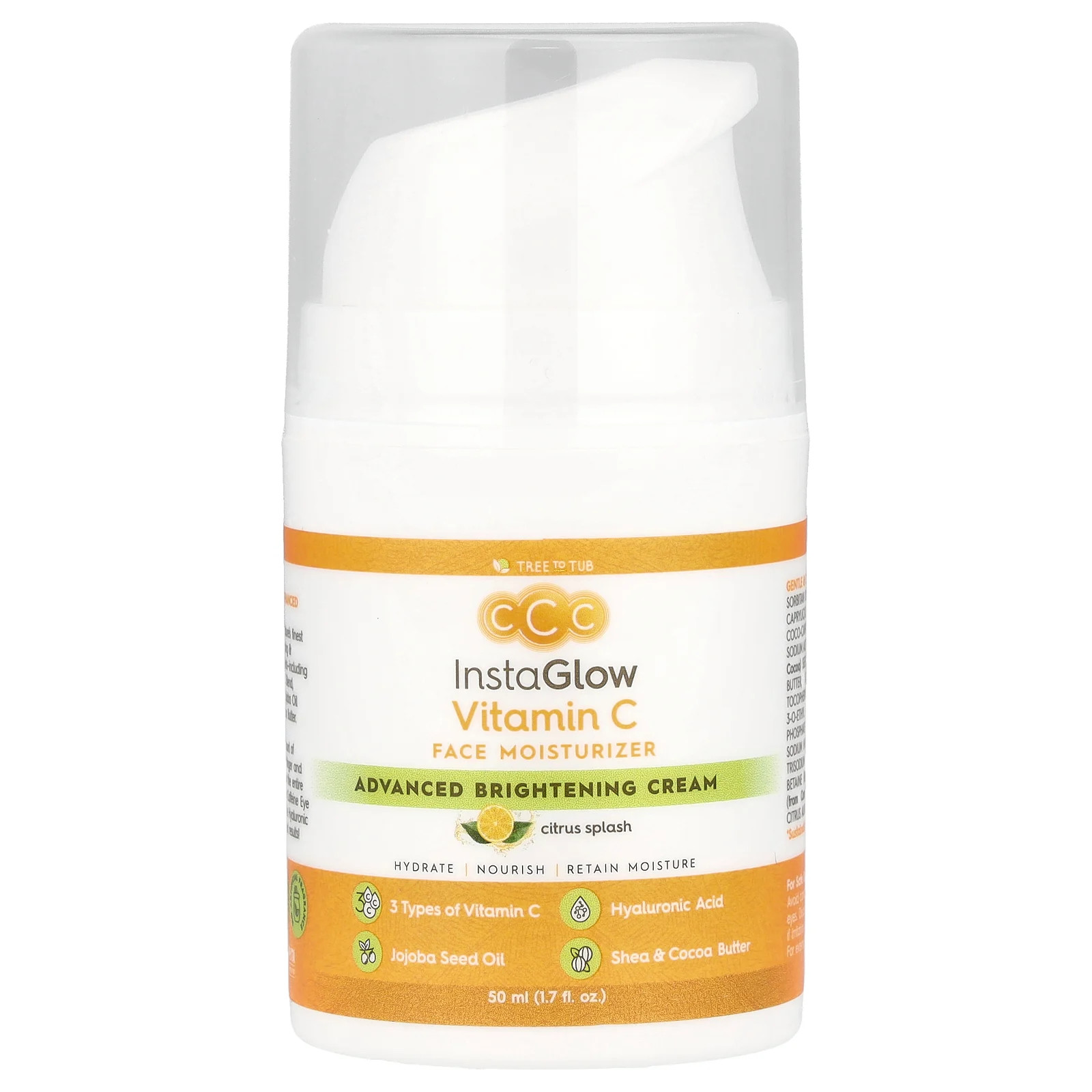 InstaGlow, Vitamin C Face Moisturizer, Citrus Splash , 1.7 fl oz (50 ml)