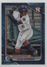 2024 Bowman Chrome Prospects Blue Reptilian Refractor 80/150 Waner Luciano 5h0