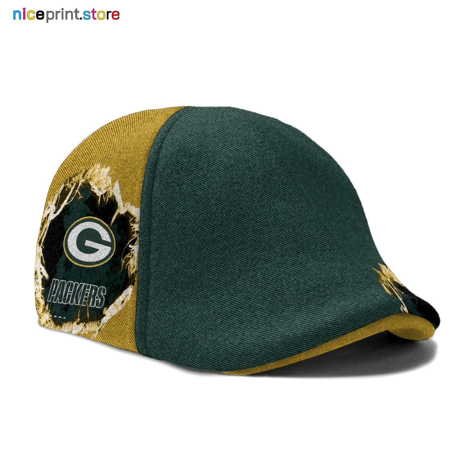 Green Bay Football Team Packer Ivy Cap Packe Cap Flat Cap Driving Cap Golf Cap02